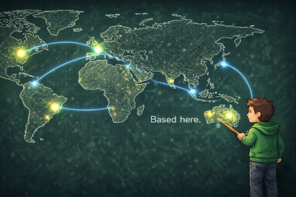 Where We Are — Australia-based, serving worldwide